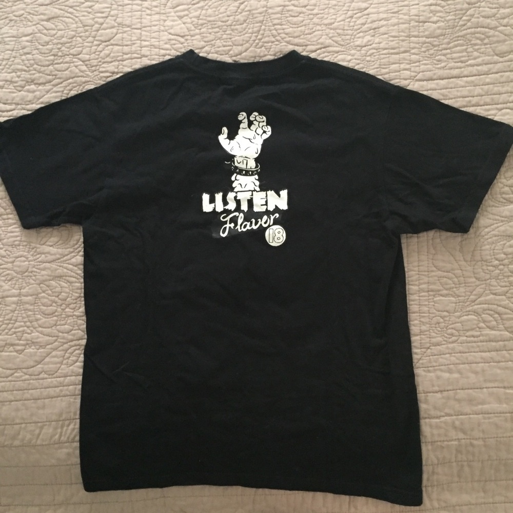 Listen Flavor Creepy, Horror Tee - Picture 3 of 4